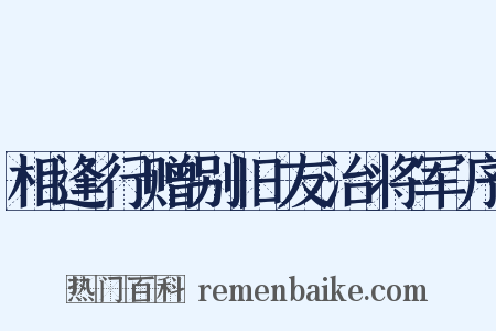 相逢行赠别旧友治将军序是什么意思的图片